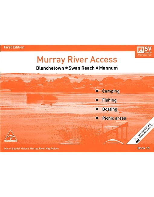 Murray Chart #15 Blanchetown Mannum - Orange