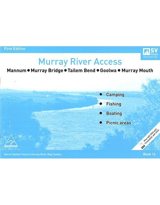 Murray Chart #16 Mannum Murray Mouth - Blue