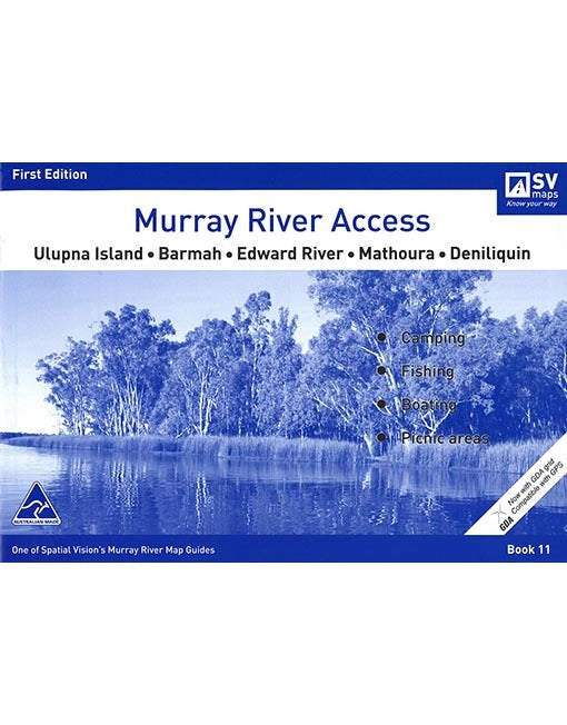 Murray Chart #11 Ulapna Island, Barmah, Edward River, Mathoura, Deniliquin