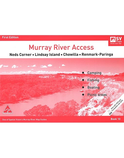 Murray Chart #10 Neds Corner - Lindsay Island - Chowilla Renmark - Paringa