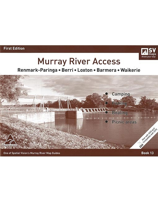 Murray Chart #13 Renmark-Paringa, Berri, Loxton, Barmera, Waikerie - Brown