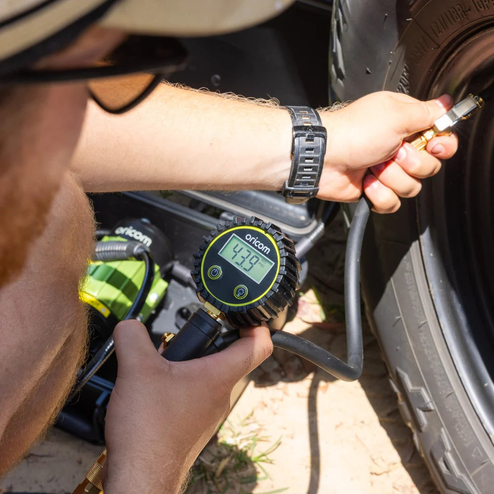 Oricom AIR30 Portable Air Compressor with Backlit Digital Display