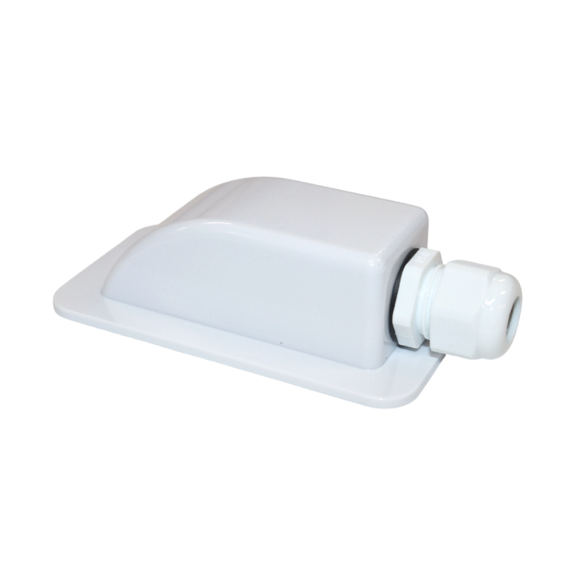 Exotronic 1 Gland White Cable Entry Cover (Lightweight ABS)