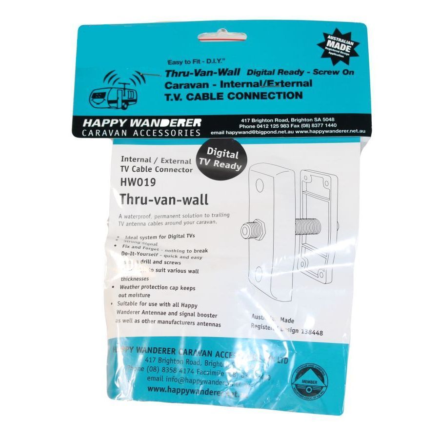 Happy Wanderer Thru-Van Wall Connection