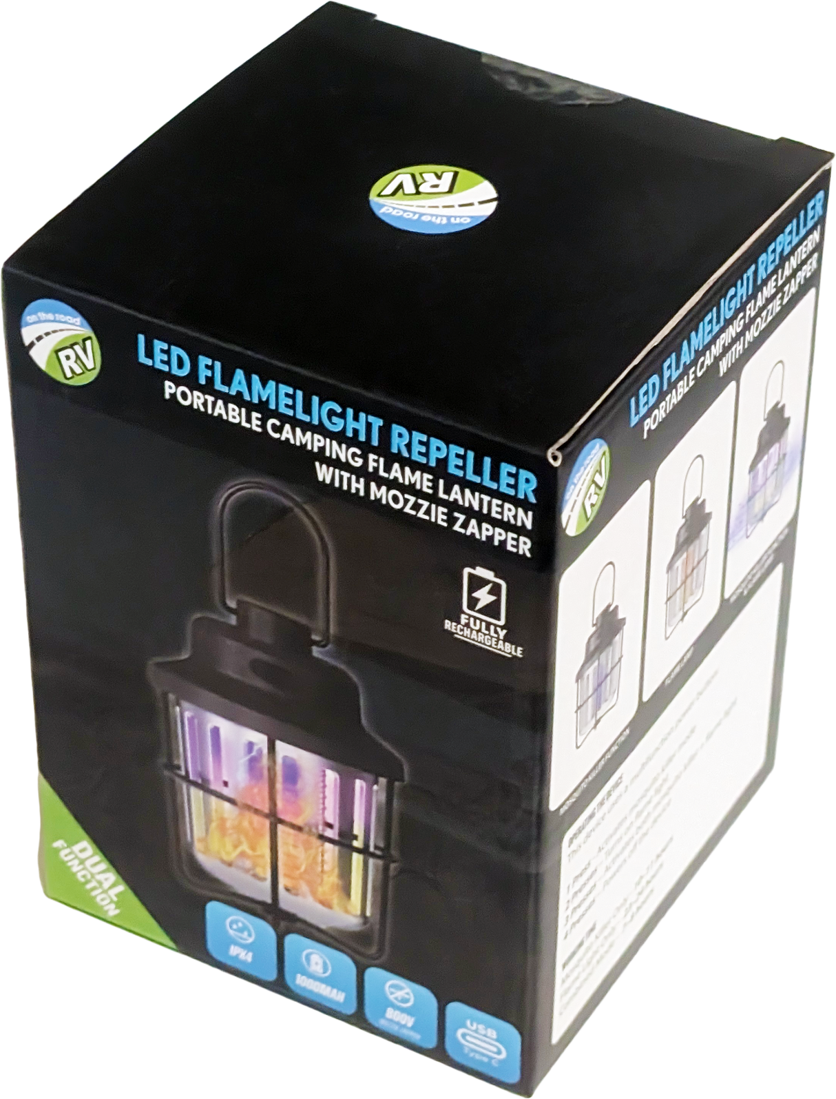 On The Road RV Led Flame Light + Mosquito Zapper