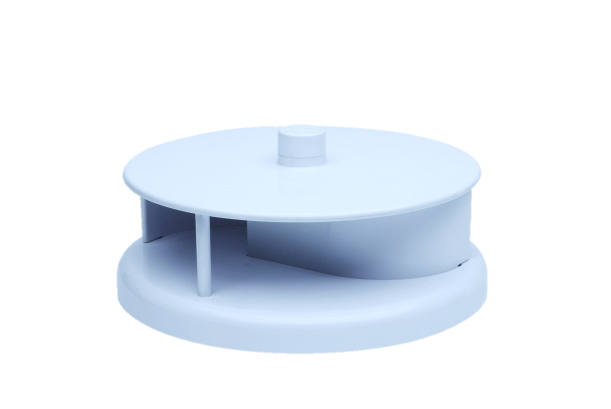 OZVENT Rotary Vent White PVC