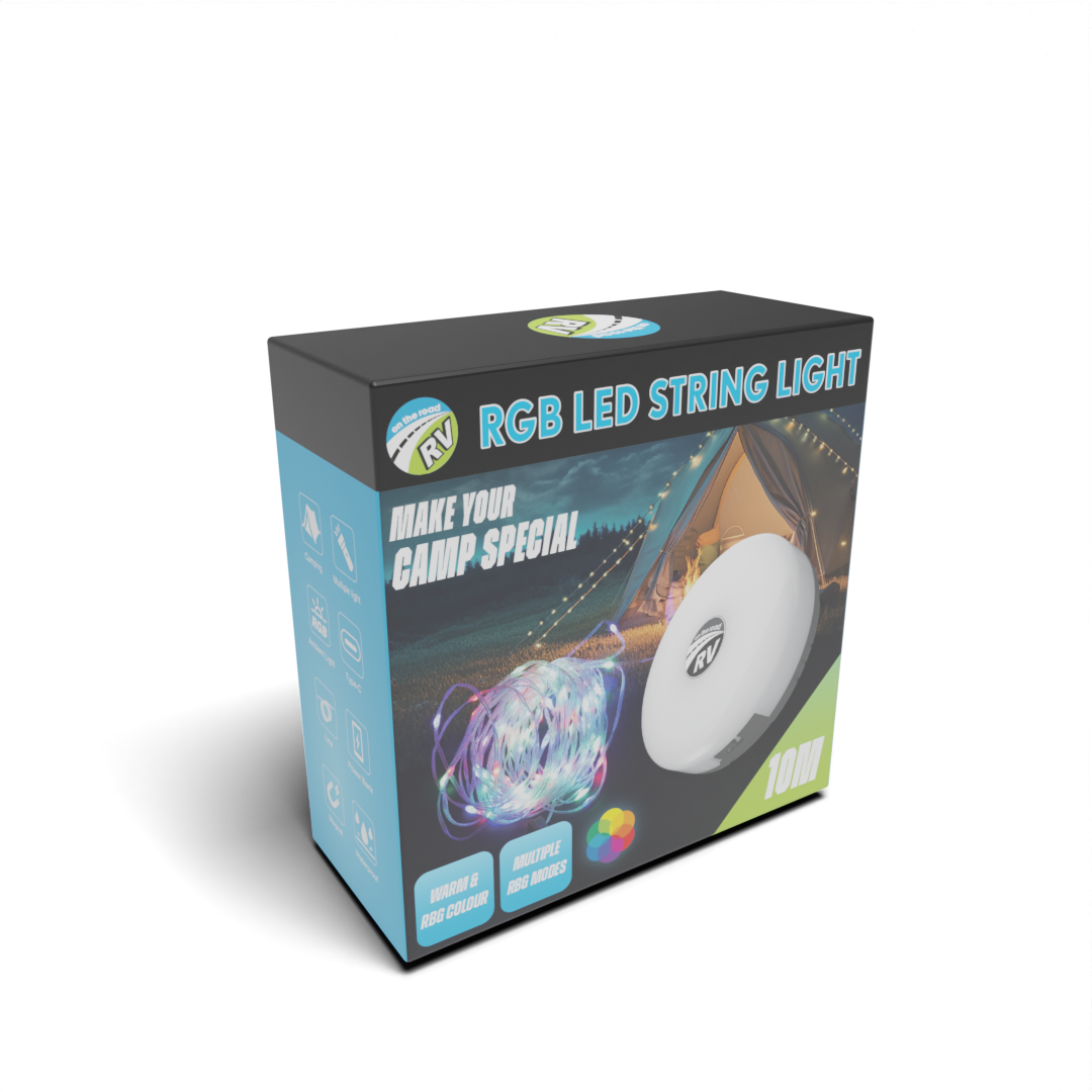On The Road RV 10 LED String Light USB-C