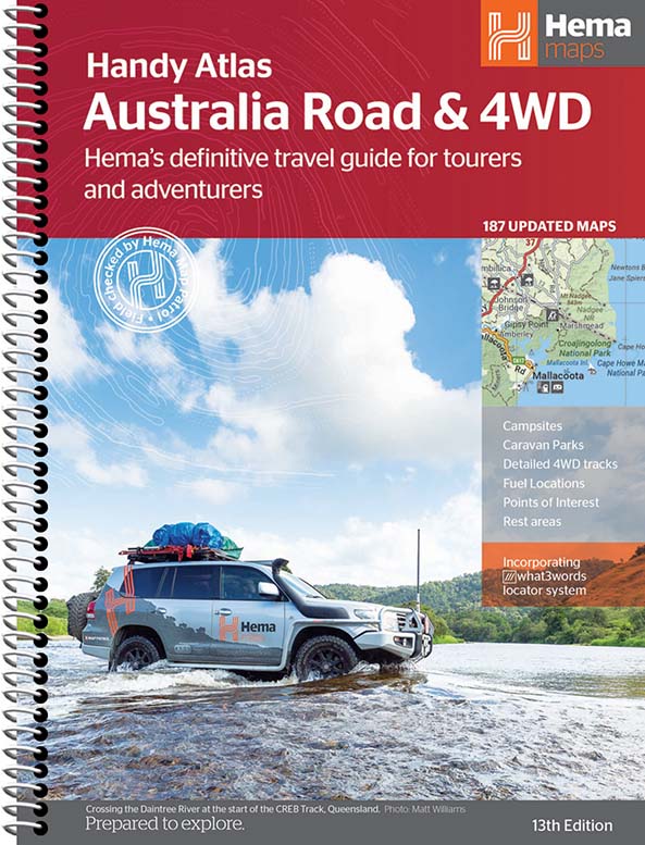 AUSTRALIAN HANDY ROAD AND 4WD ATLAS SPIRAL 184 X 248