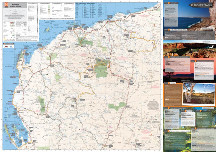 Hema Pilbara and Coral Coast Map
