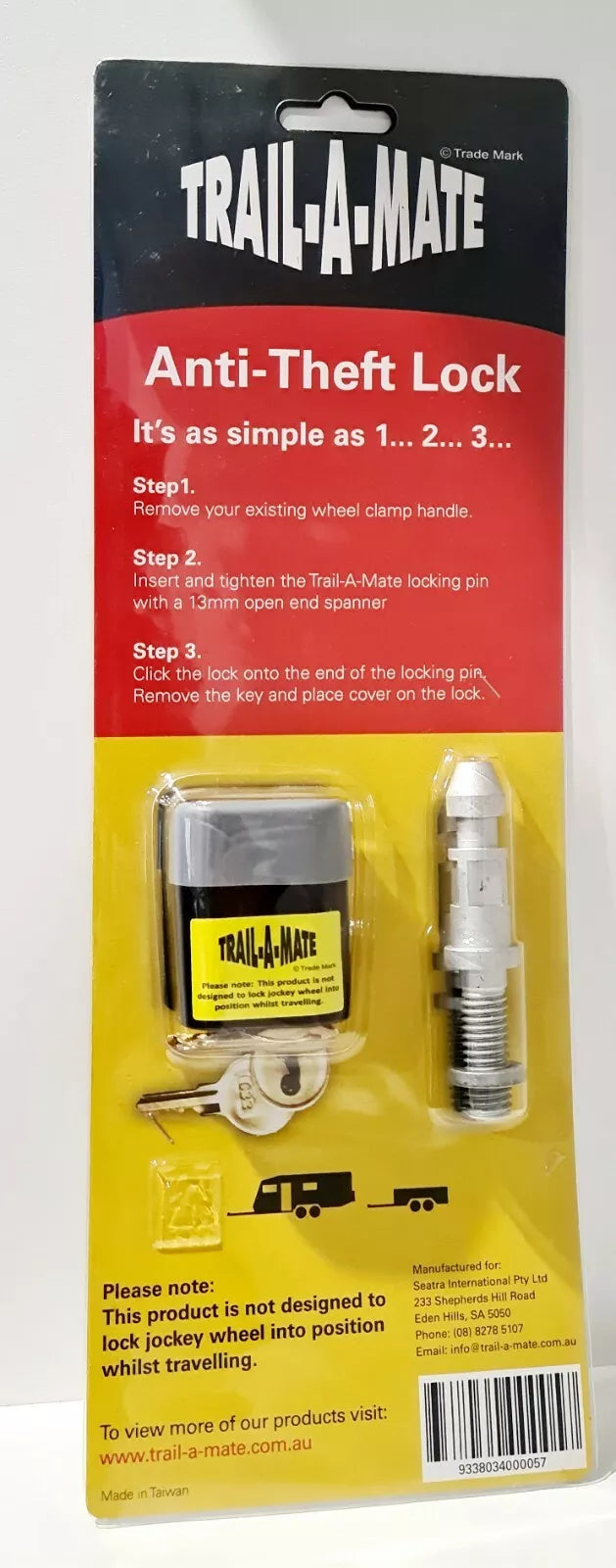 Trail-A-Mate Anti Theft Lock