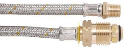 6mm SS Pigtail 1/4 I/Flare x pol 450mm