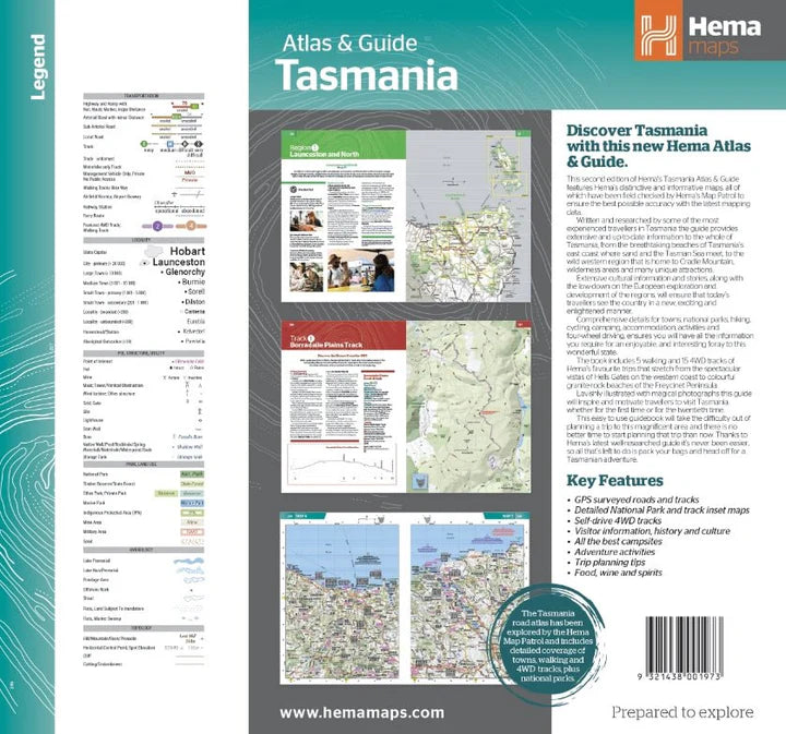 Hema Tasmanian Atlas and Guide