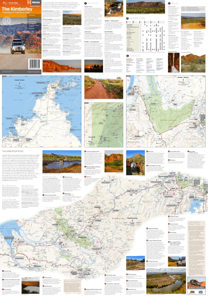 HEMA Maps - Regional WA, The Kimberly Map