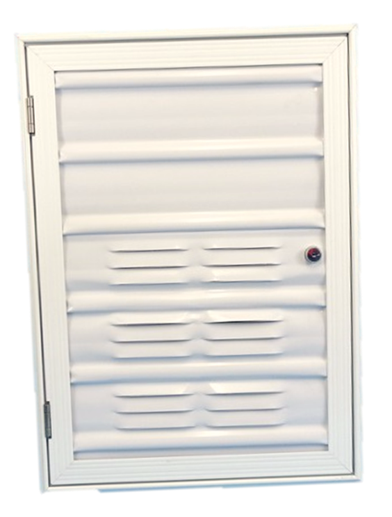 Vented Door to Suit 9kg Gas Box - White
