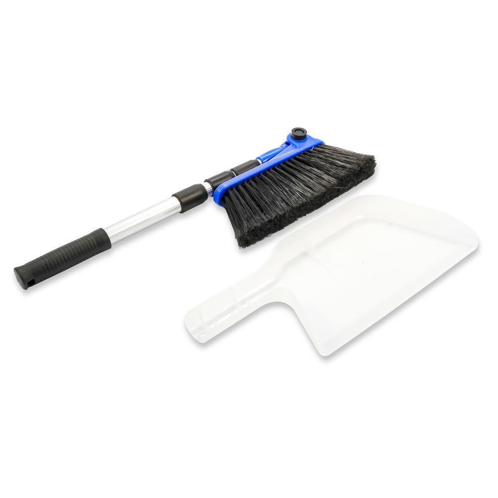 Camco Adjustable Broom & Dustpan