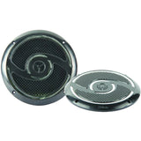 RV Media 6" 200W Waterproof 30 Led Speakers - Black