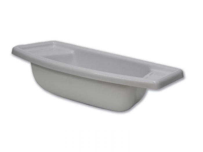 Acrylic Narrow Rectangular Basin 495x190mm