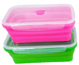 Collapsible Space Saving Rectangular Container Set - 5 Pack