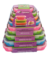 Collapsible Space Saving Rectangular Container Set - 9 Pack