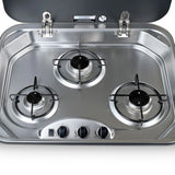 CAMEC RV GAS HOB - 3 BURNER