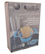 Non Stick 1.5L Collapsible Silicone Pot Small