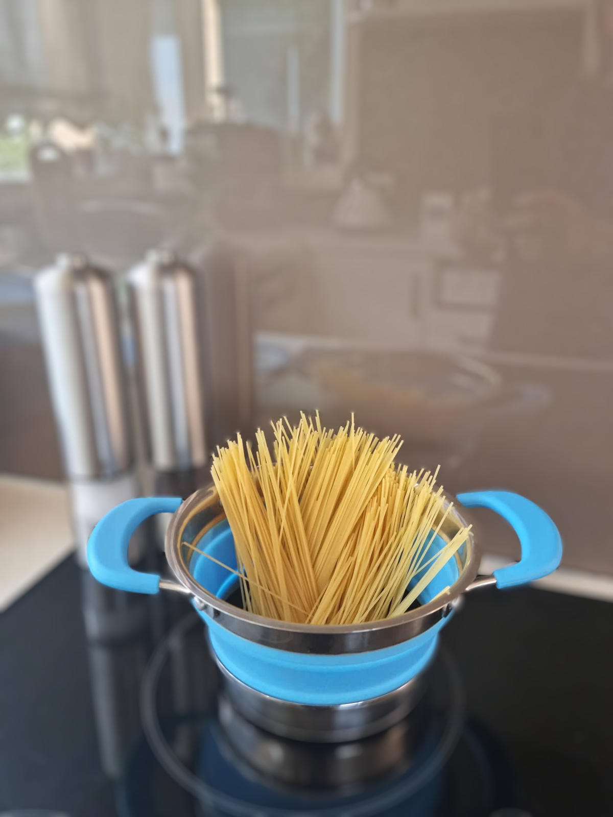 Non Stick 1.5L Collapsible Silicone Pot Small