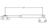 Cupboard Stay Chrome 250mm
