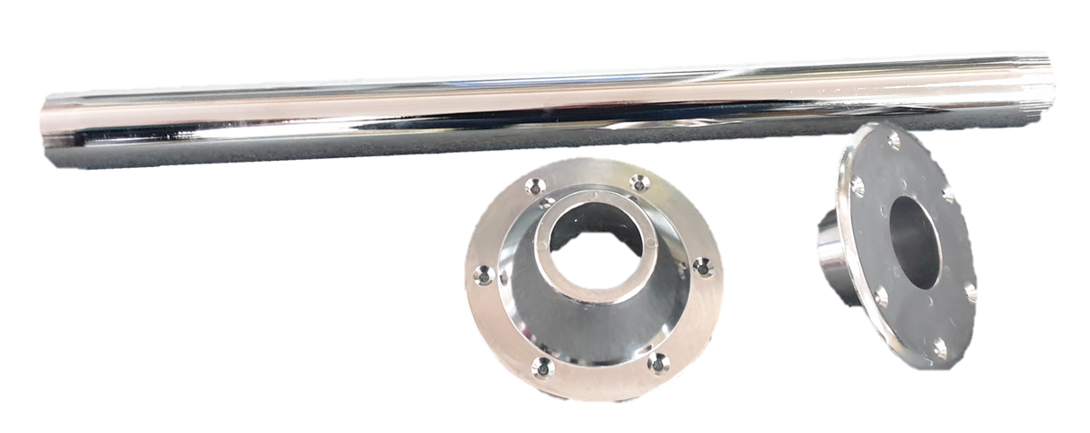 Table Leg Chrome 56mm x 700mm