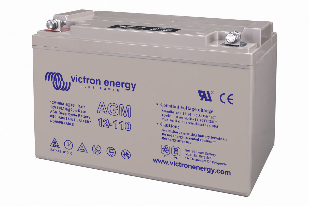 Victron Energy 12V/110Ah AGM Deep Cycle Battery (M8)
