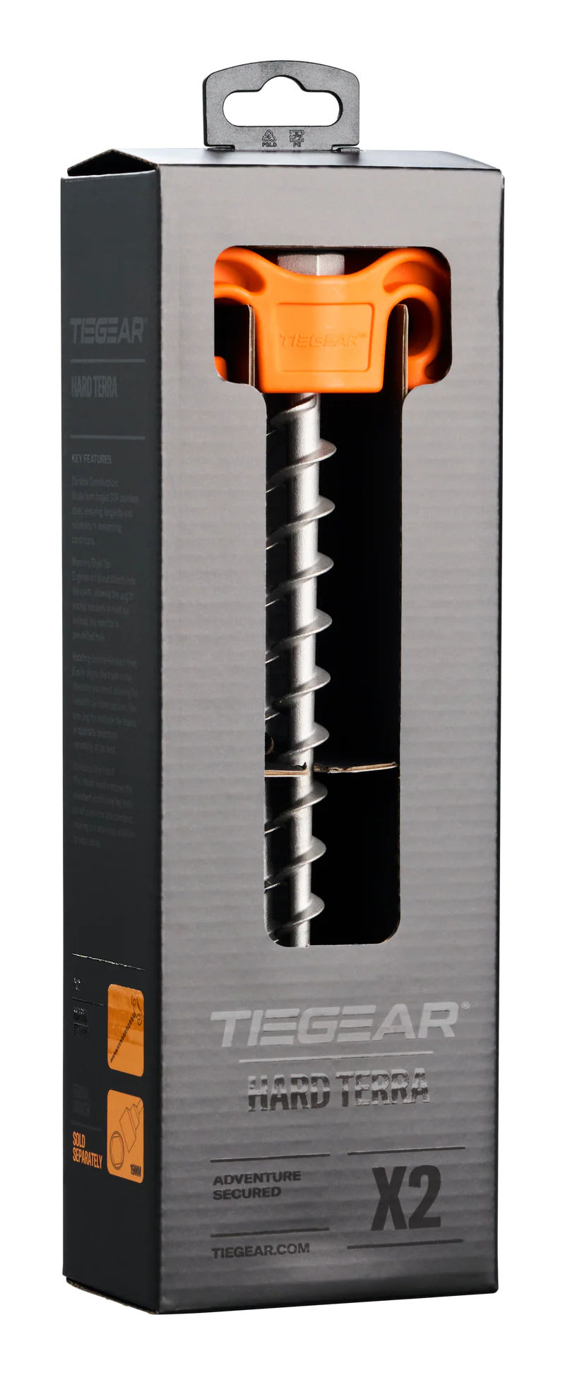 TieGear Hard Terra Peg 2 Pack