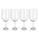 Crystal Clear Tritan Wine Glasses - Set of 4