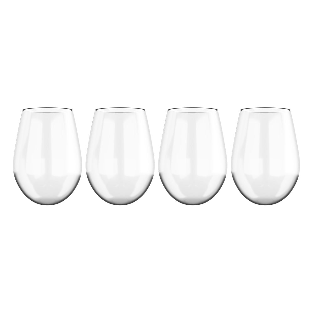 Triton Crystalclear stemless wine glass 16 oz - Set of 4