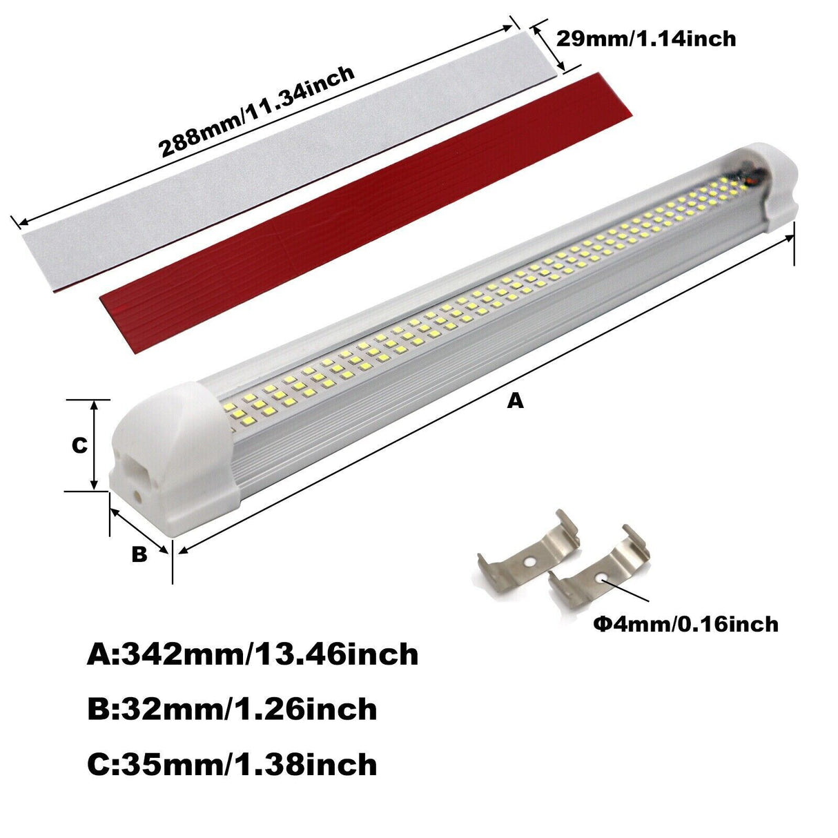 108 LED Interior Strip Light 12V