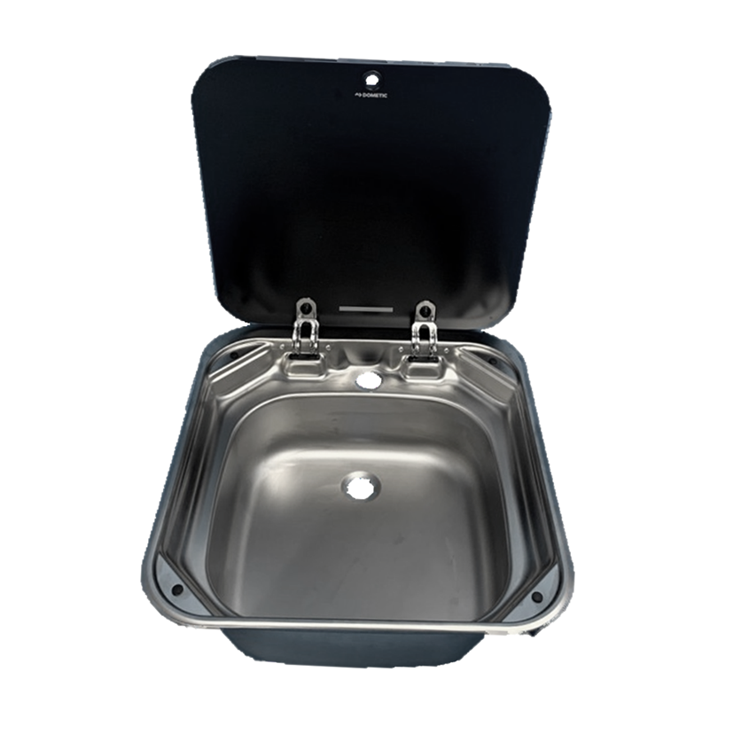 Dometic/Smev Stainless Steel Basin With Glass Lid