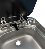 Dometic/Smev Stainless Steel Basin With Glass Lid
