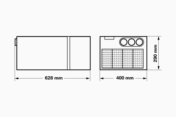 Truma Saphir Storage Box Air Conditioning System