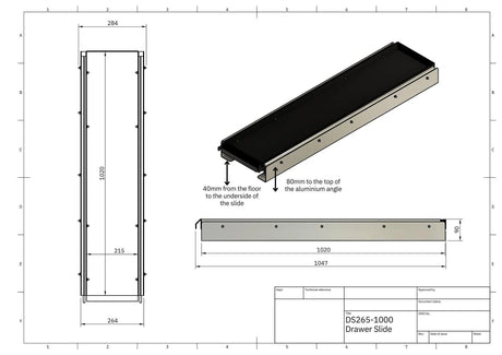 On the go RV DS265-1000 High Sides Only