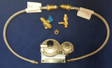 3/8" Dual Regulator Kit 290mj with Twin Pigtails & a 5/16" Adaptor