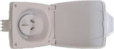 CMS 15AMP Plug Power Inlet White JIL15