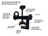 Milenco Aero Platinum Mirror Towing Twin Pack MIL6606