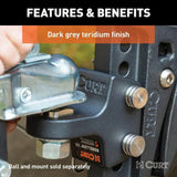 CURT Rebellion XD Tongue Attachment (70mm Tow Ball / 4500kg)