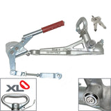 ALKO LOCKABLE COUPLING 3500KG FIXED 4 BOLT HOLE WITH PARK BRAKE