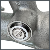 ALKO LOCKABLE COUPLING 3500KG FIXED 4 BOLT HOLE WITH PARK BRAKE