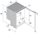 Vitrifrigo Upright Fridge C115i