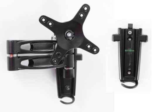 Dual arm LCD TV bracket with 2 mounting brackets