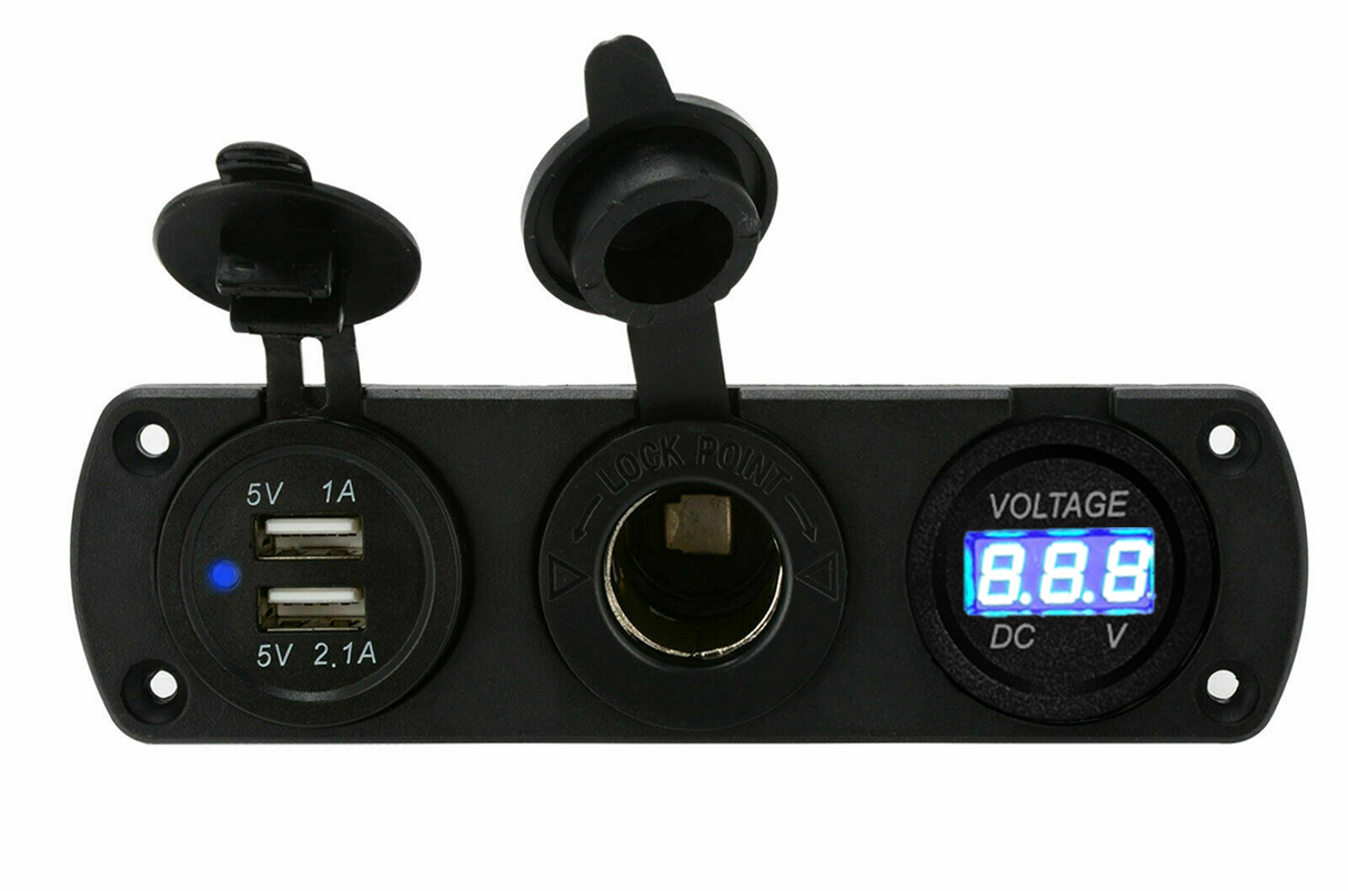 12V Accessory/USB/Voltage Panel
