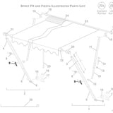 Carefree Rollout Awning Lift Handle - White