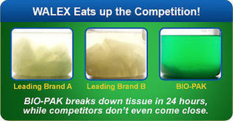 Walex BIO-PAK Toilet Holding Tank Deodorizer Green Chemical