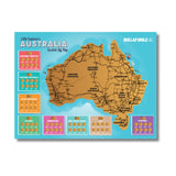 Little Explorers Australia - Scratch Off Map