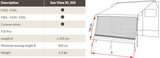 FIAMMA Sun View 350 (3.5m x 1.40m) 97952-050
